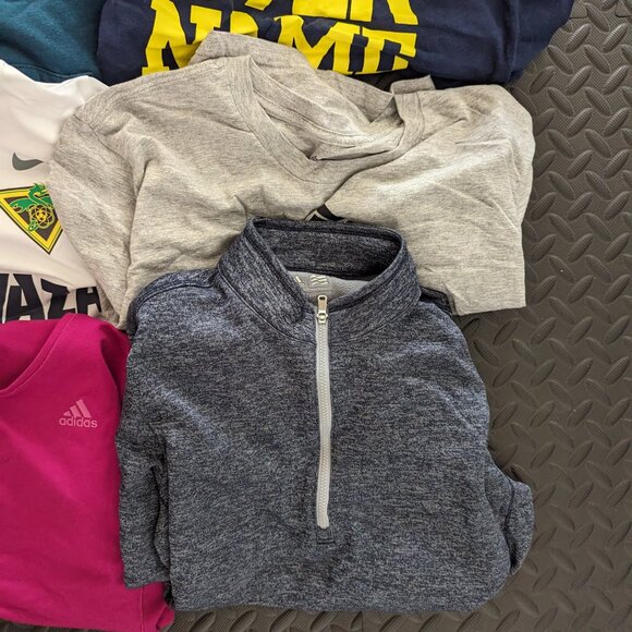 Lot of Mixed Mens Womens Kids Nike Adidas Shirts 8 Pc Reseller Bundle - Picture 5 of 5